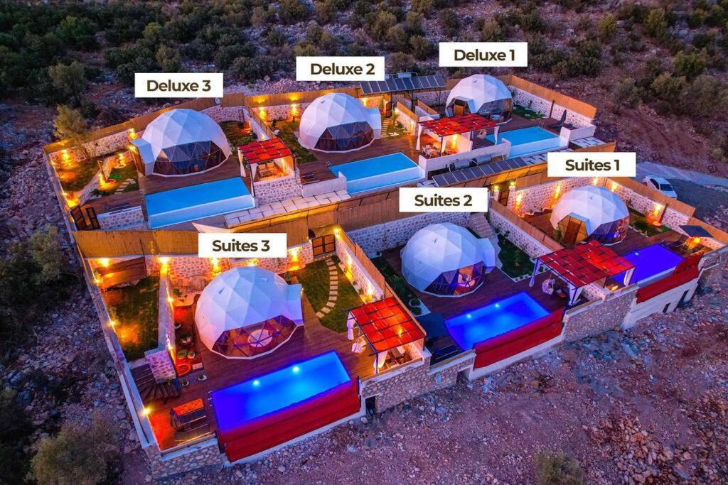 Kalkan Dome Suites & Deluxe Hotel カシュ エクステリア 写真