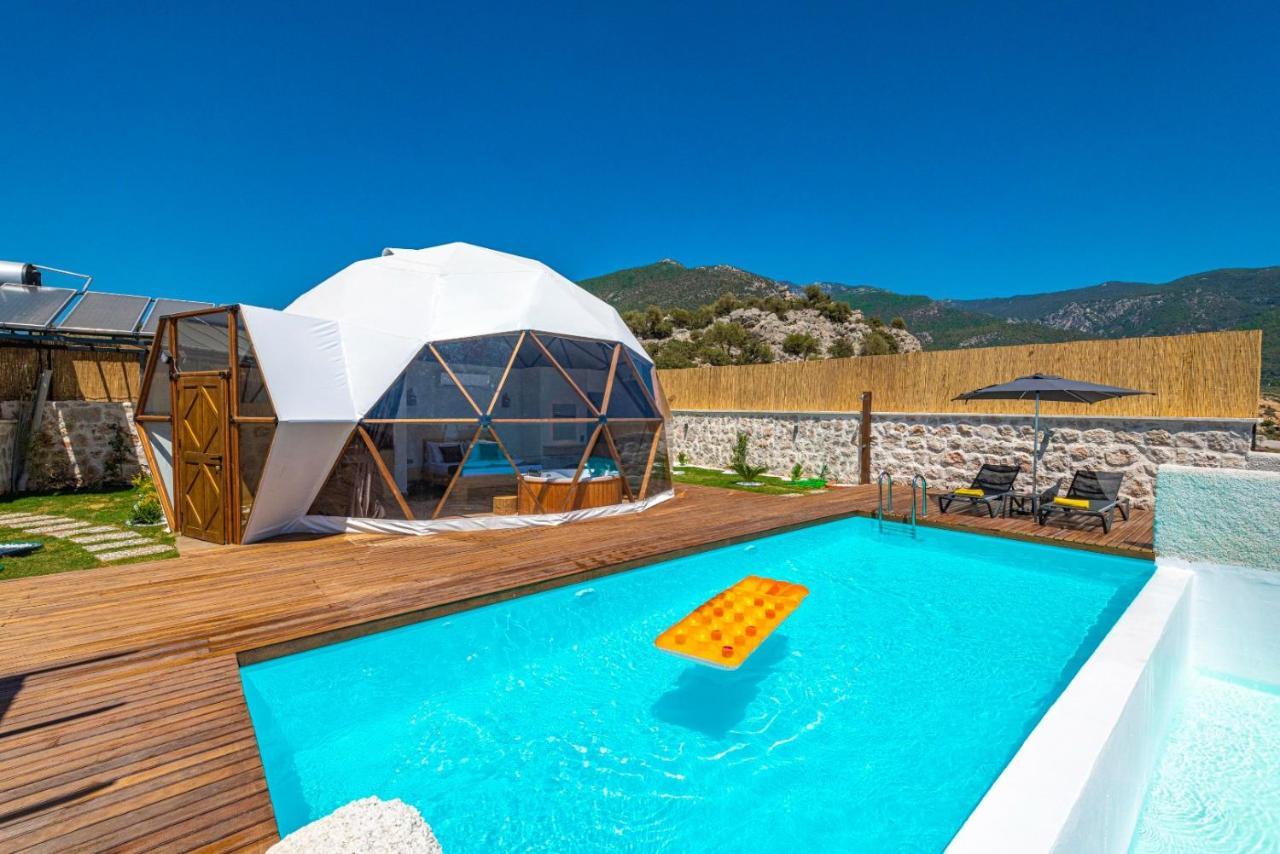Kalkan Dome Suites & Deluxe Hotel カシュ エクステリア 写真