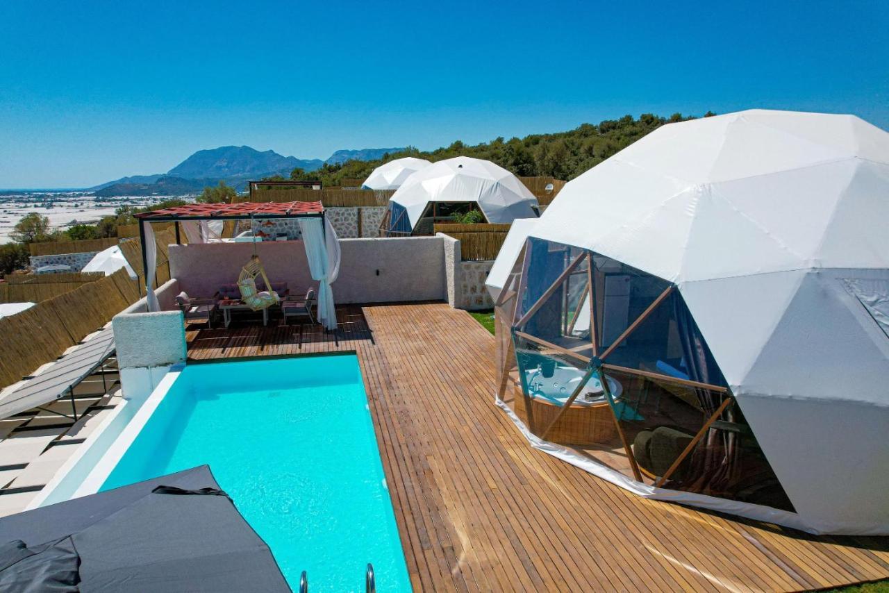 Kalkan Dome Suites & Deluxe Hotel カシュ エクステリア 写真