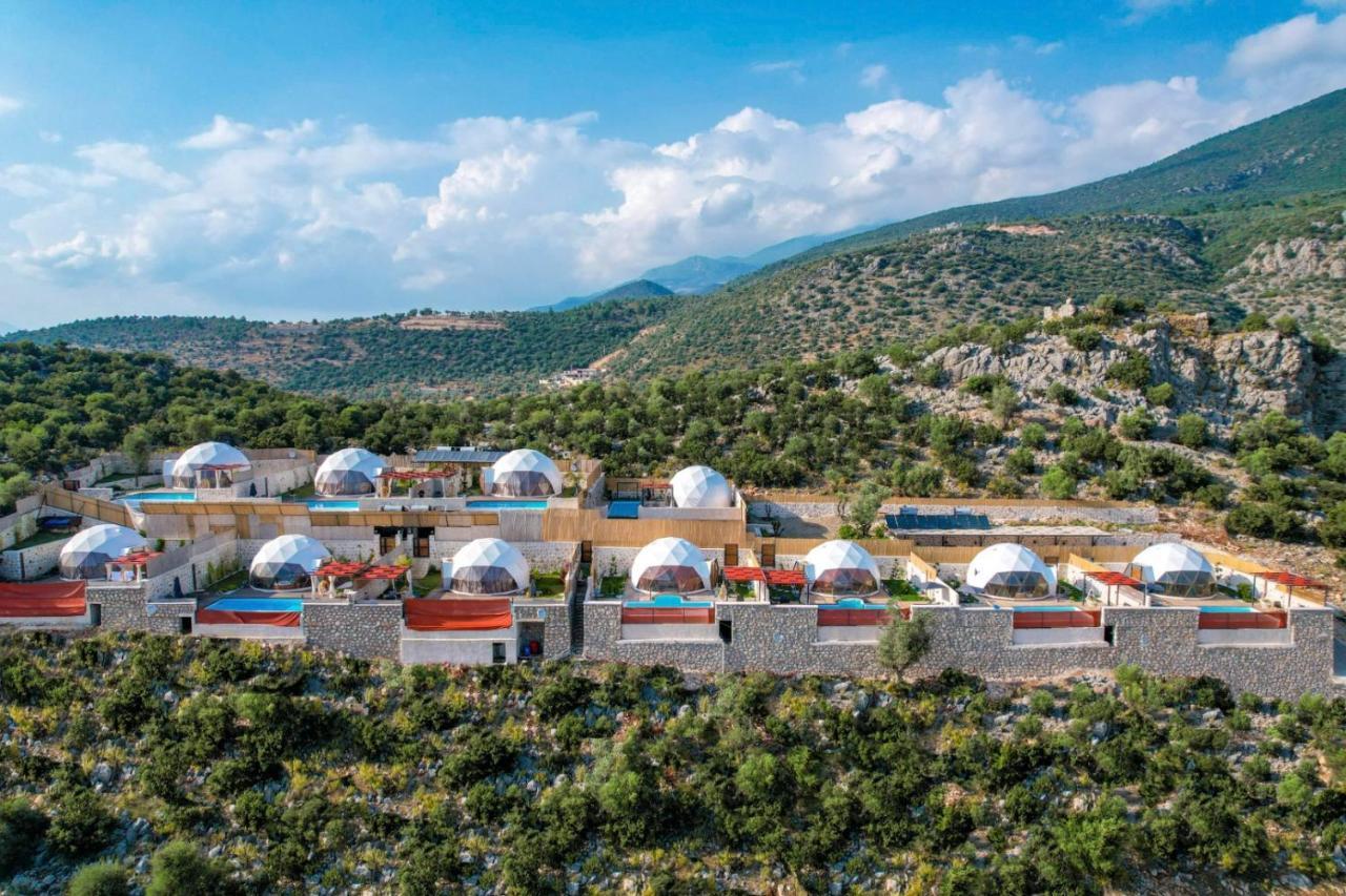 Kalkan Dome Suites & Deluxe Hotel カシュ エクステリア 写真