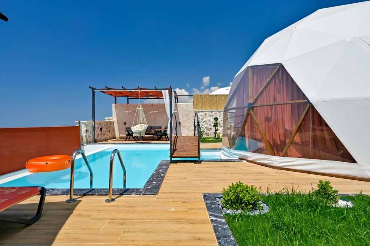 Kalkan Dome Suites & Deluxe Hotel カシュ エクステリア 写真