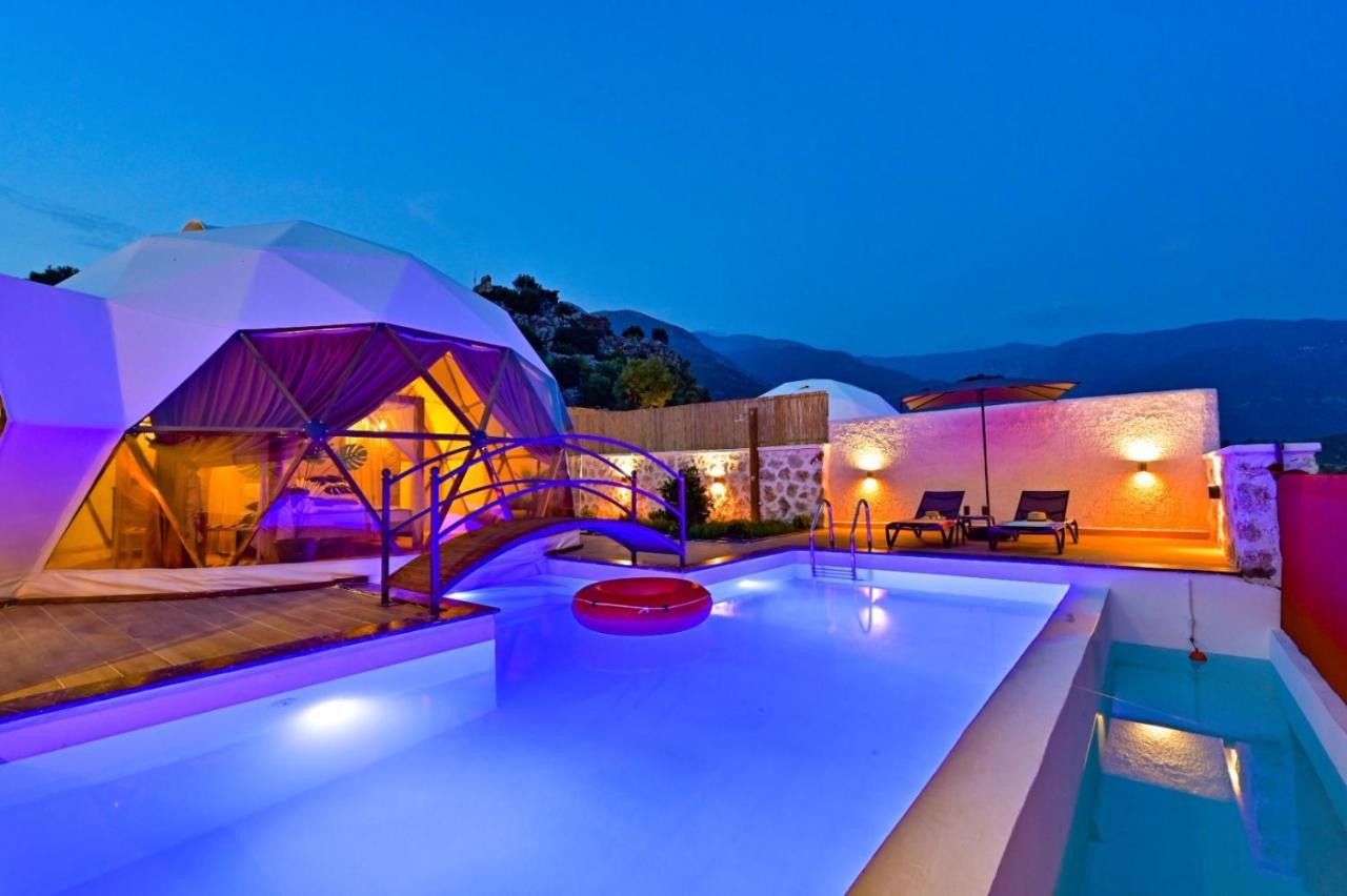 Kalkan Dome Suites & Deluxe Hotel カシュ エクステリア 写真