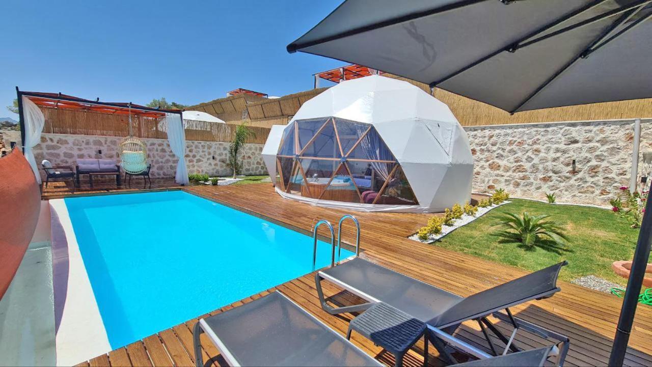 Kalkan Dome Suites & Deluxe Hotel カシュ エクステリア 写真