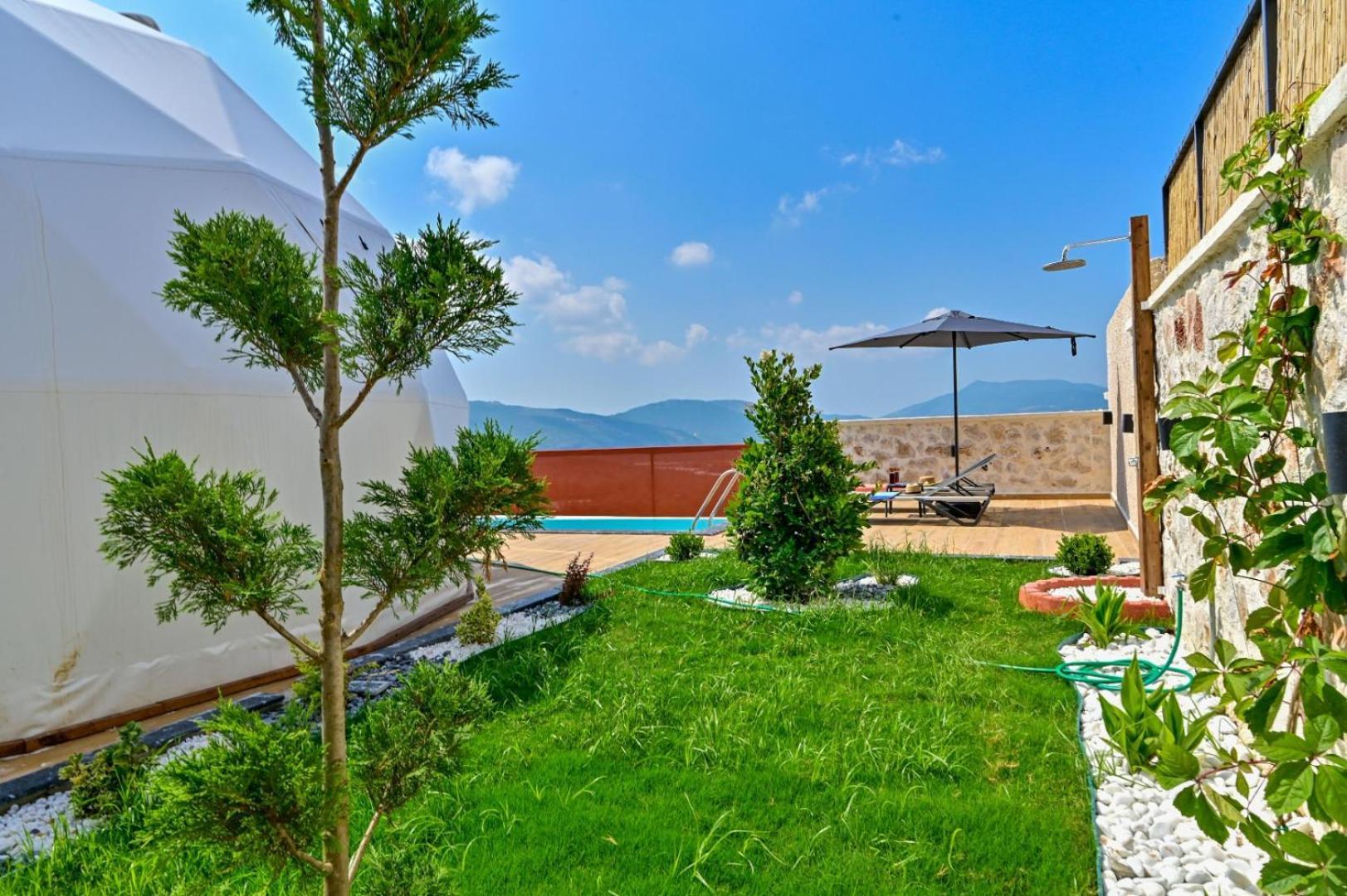 Kalkan Dome Suites & Deluxe Hotel カシュ エクステリア 写真