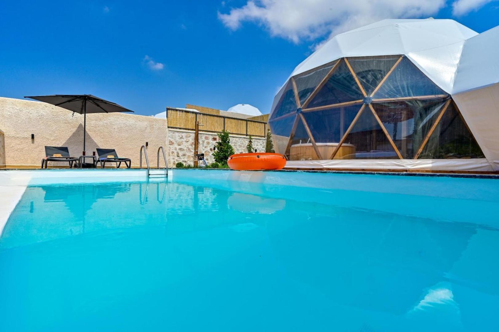 Kalkan Dome Suites & Deluxe Hotel カシュ エクステリア 写真