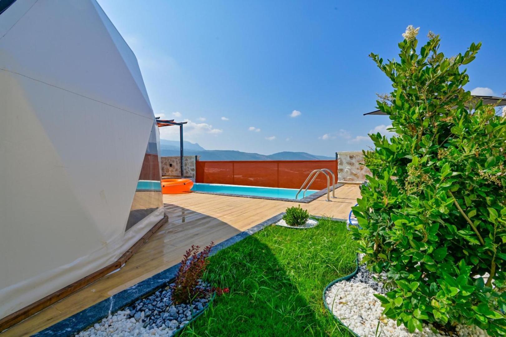 Kalkan Dome Suites & Deluxe Hotel カシュ エクステリア 写真