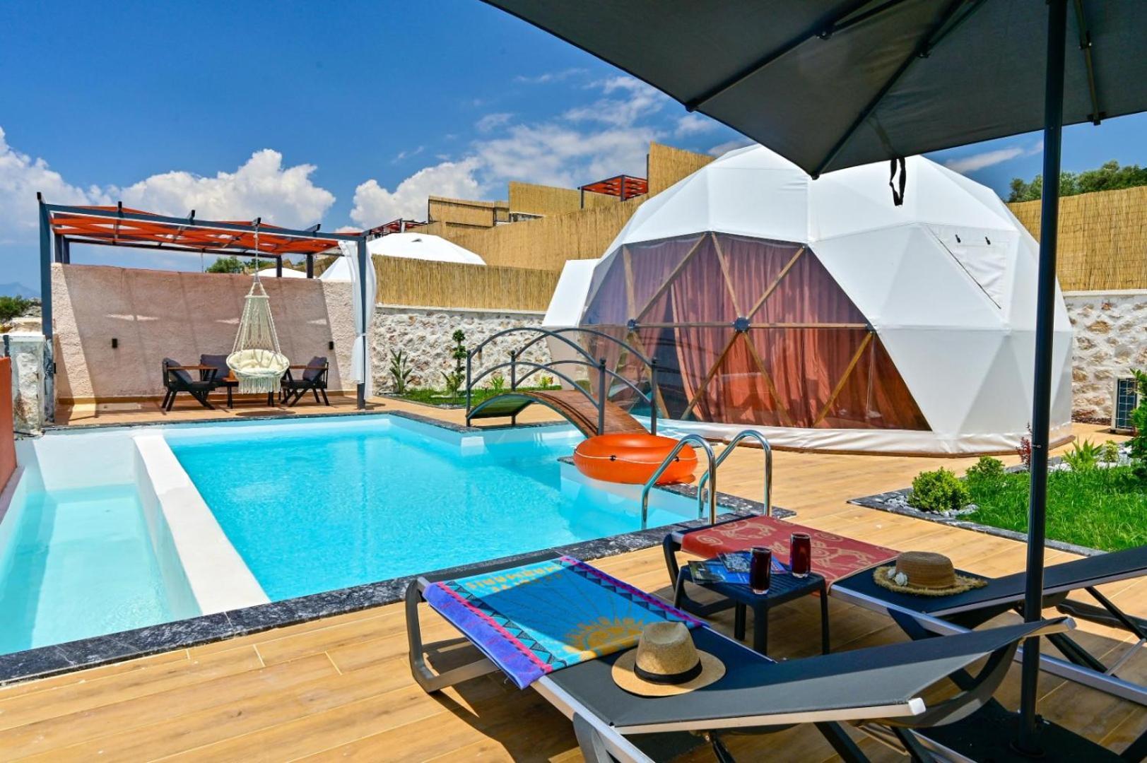 Kalkan Dome Suites & Deluxe Hotel カシュ エクステリア 写真